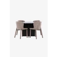 Venture Home - Spisebord Strada med Astoria-stol - Brun