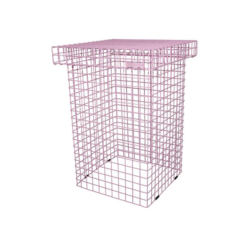 Kalager Wire Stool Lyserød