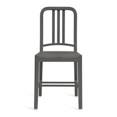 Emeco - 111 Navy Chair Charcoal - Matstolar - Grå - Syntetiskt/Plast