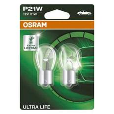 Glödlampa för bil OS7506ULT-02B Osram OS7506ULT-02B P21W 21W 12V (2 Delar)