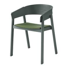 Muuto - Cover Chair Klädd Remix 933/Green - Spisebordsstole - Thomas Bentzen - Grøn - Træ/Tekstilmateriale