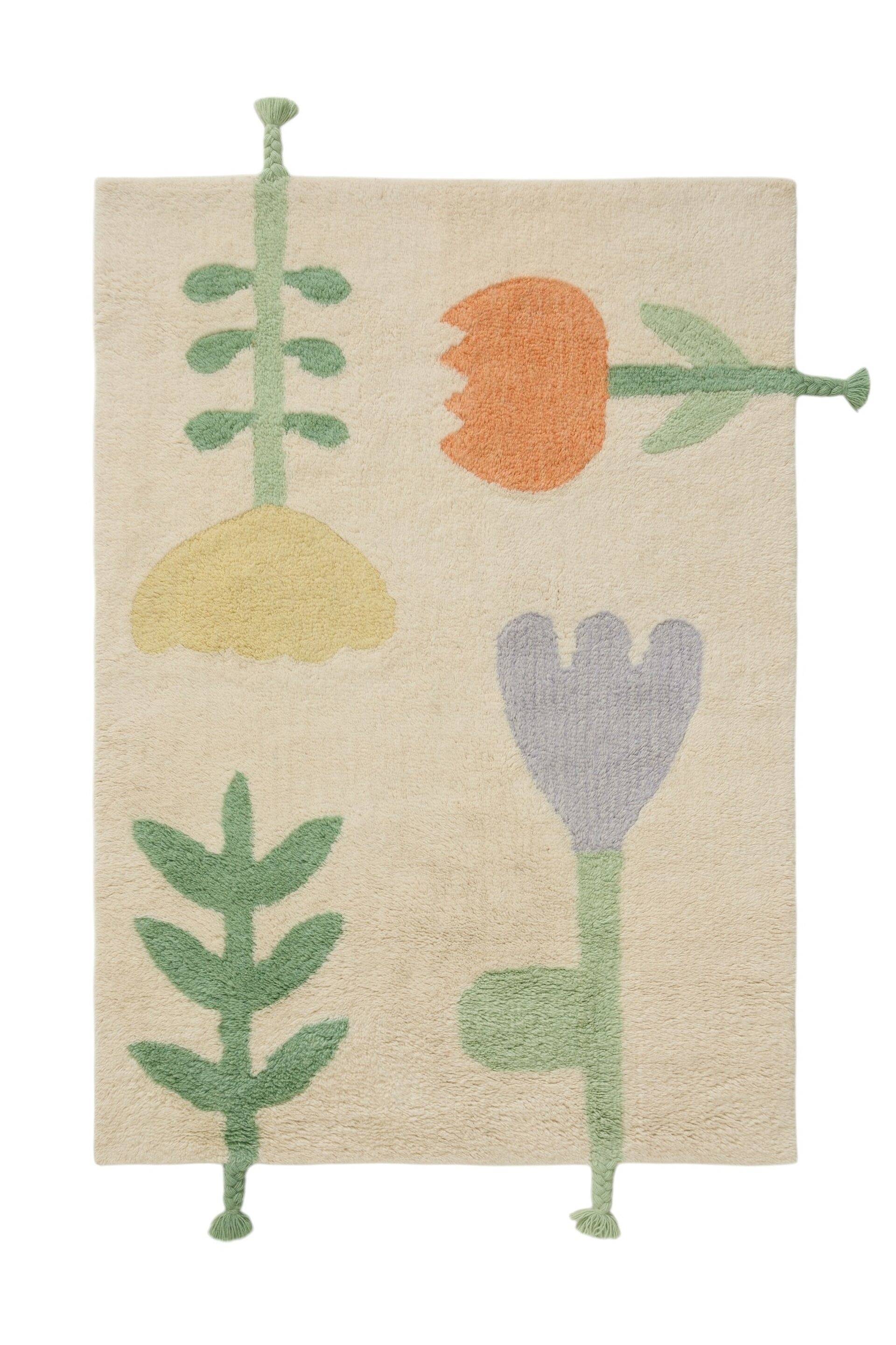 benuta - Barnmatta Fleur - Flerfärgad - size: 120x170 (120x170)
