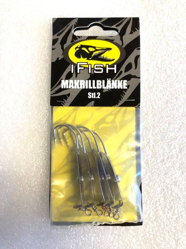 iFish Makrillblänke Enkelkrok 5-pack