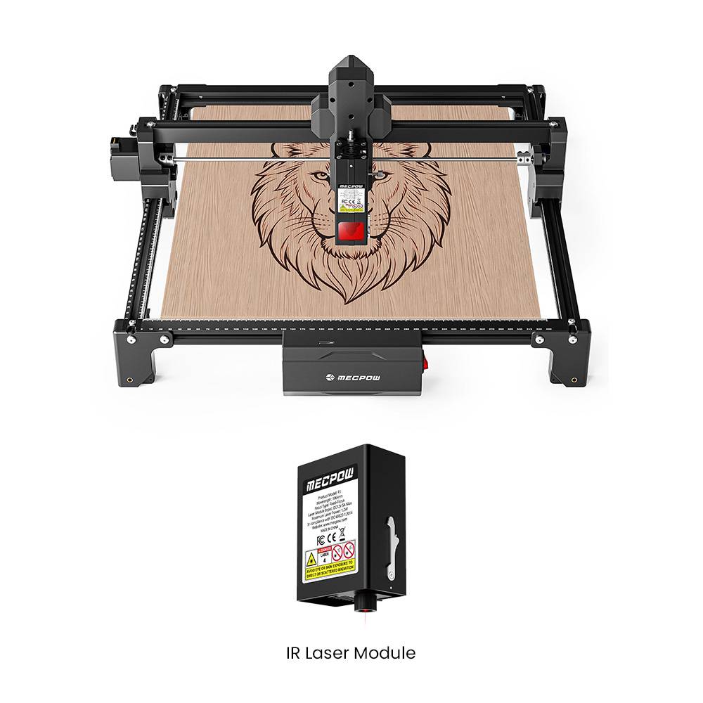 Mecpow X3S 12W Laser Engraver + R1 1.2W IR Laser Module