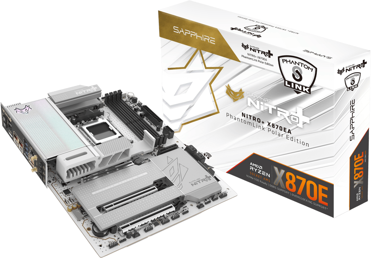 Sapphire Nitro+ X870EA PhantomLink Polar