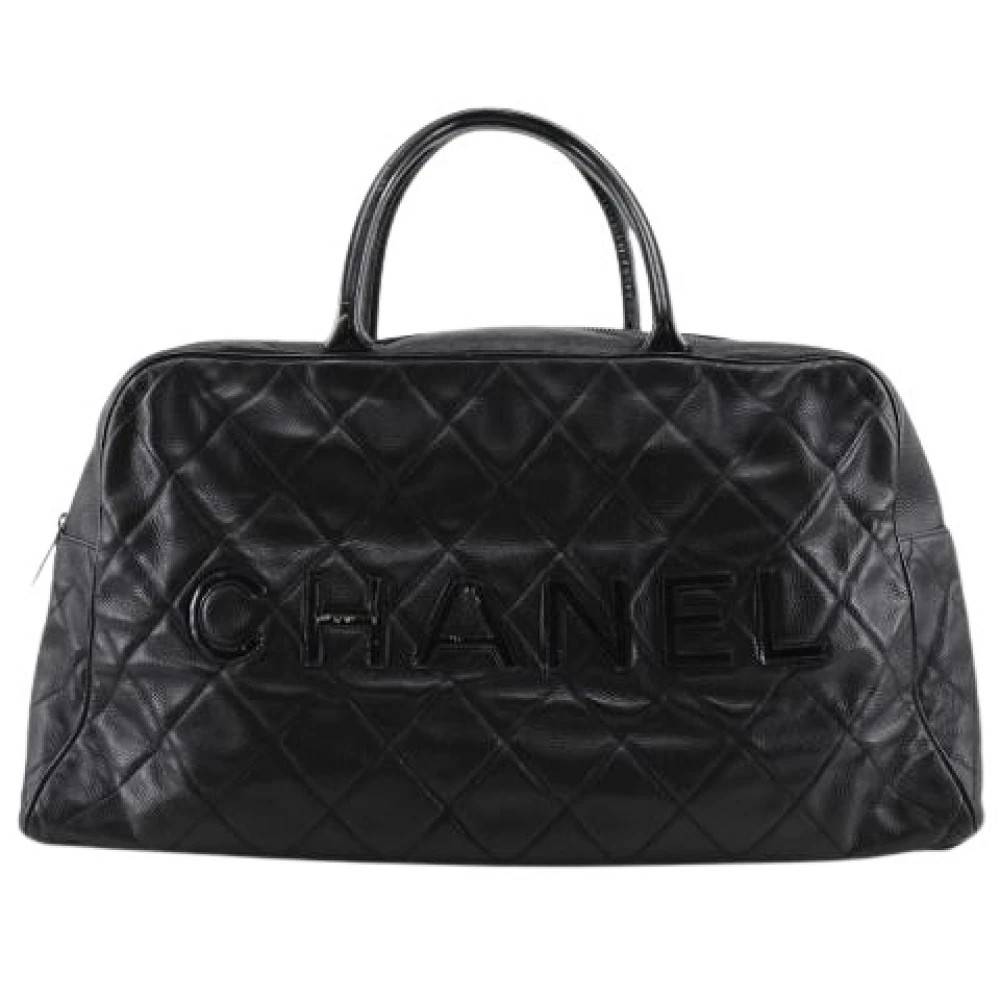 Chanel Vintage Pre-owned Boston Bag - Vintage - Dame - Sort - ONE SIZE - Læder