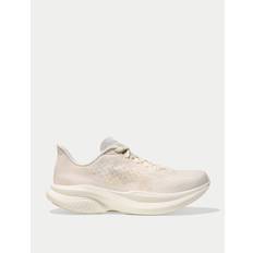 HOKA Women's Mach 6 Road Running Shoes - Alabaster/Cosmic Grey -  Size: UK 4
