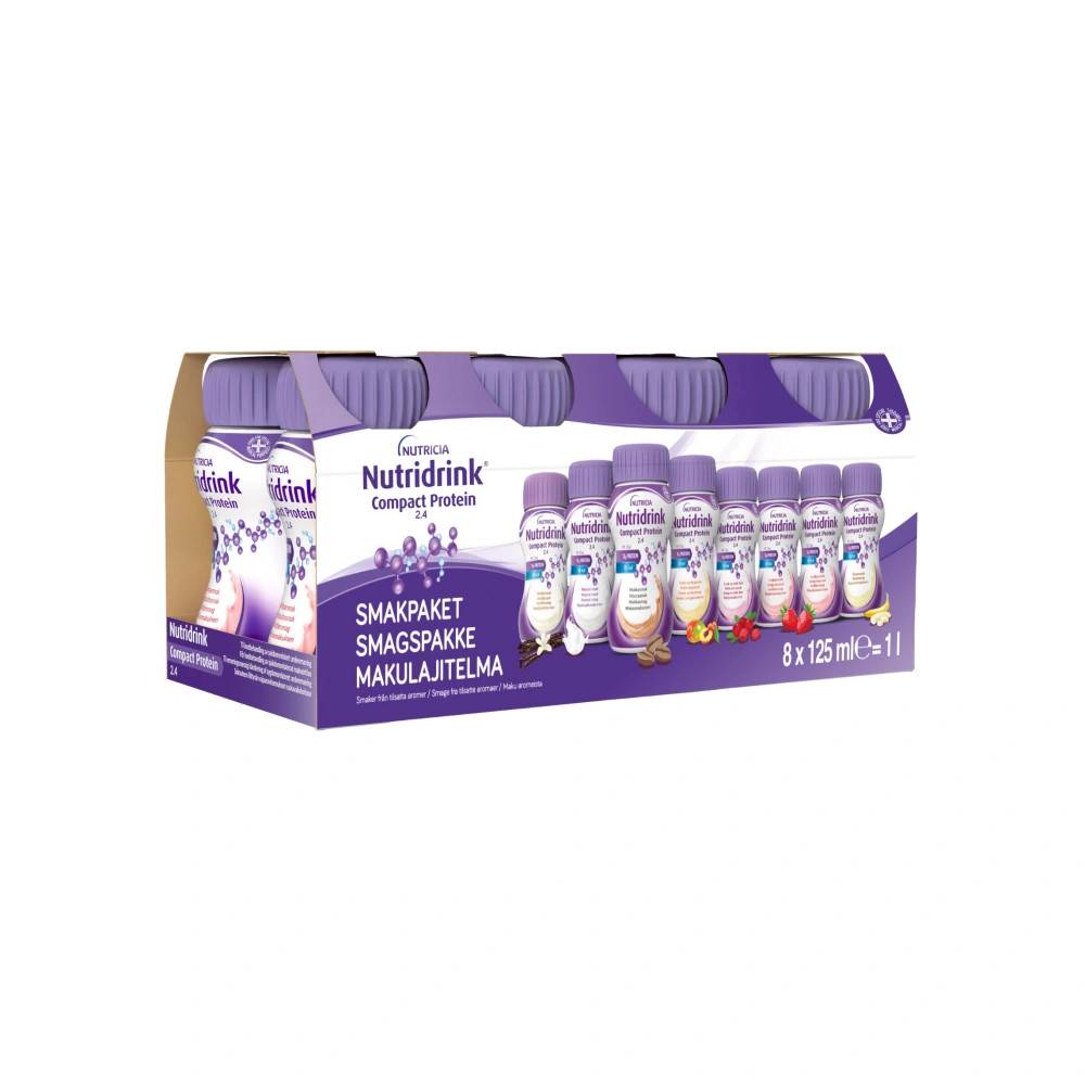Nutridrink Compact Protein Startpakke - 8 x 125 ml