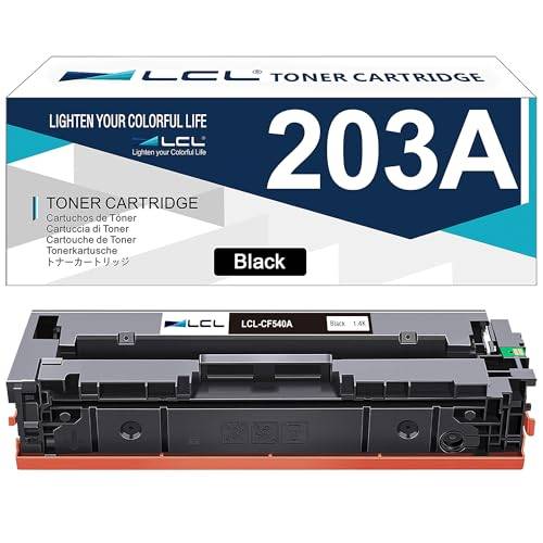 LCL CF540A, svart tonerkassett, kompatibel med HP 203A, 203X CF540A, CF540X, kompatibel med HP Color LaserJet Pro M254dw M254dn M254nw MFP M281fdw M281fdn M281cdw M280nw (1-pack)