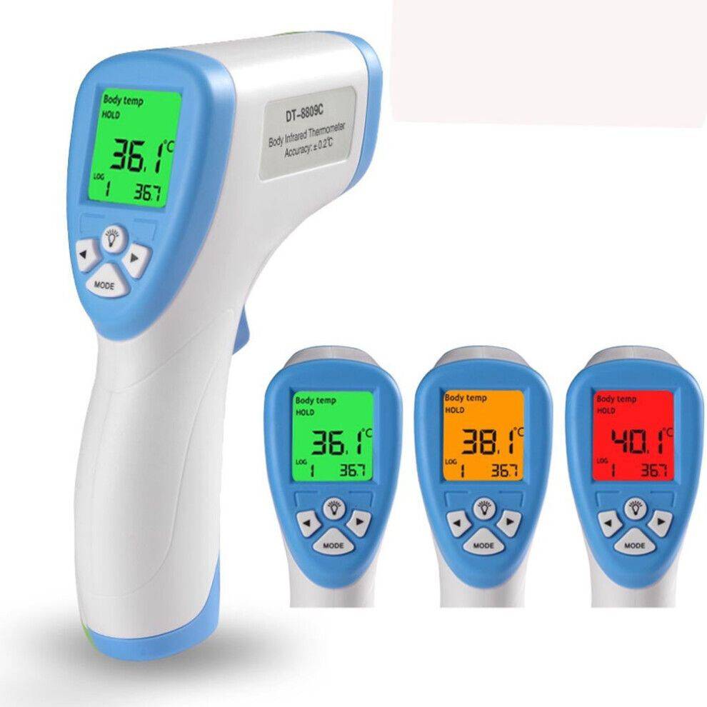 Kontaktlös infraröd panntermometer med larm LCD-funktion