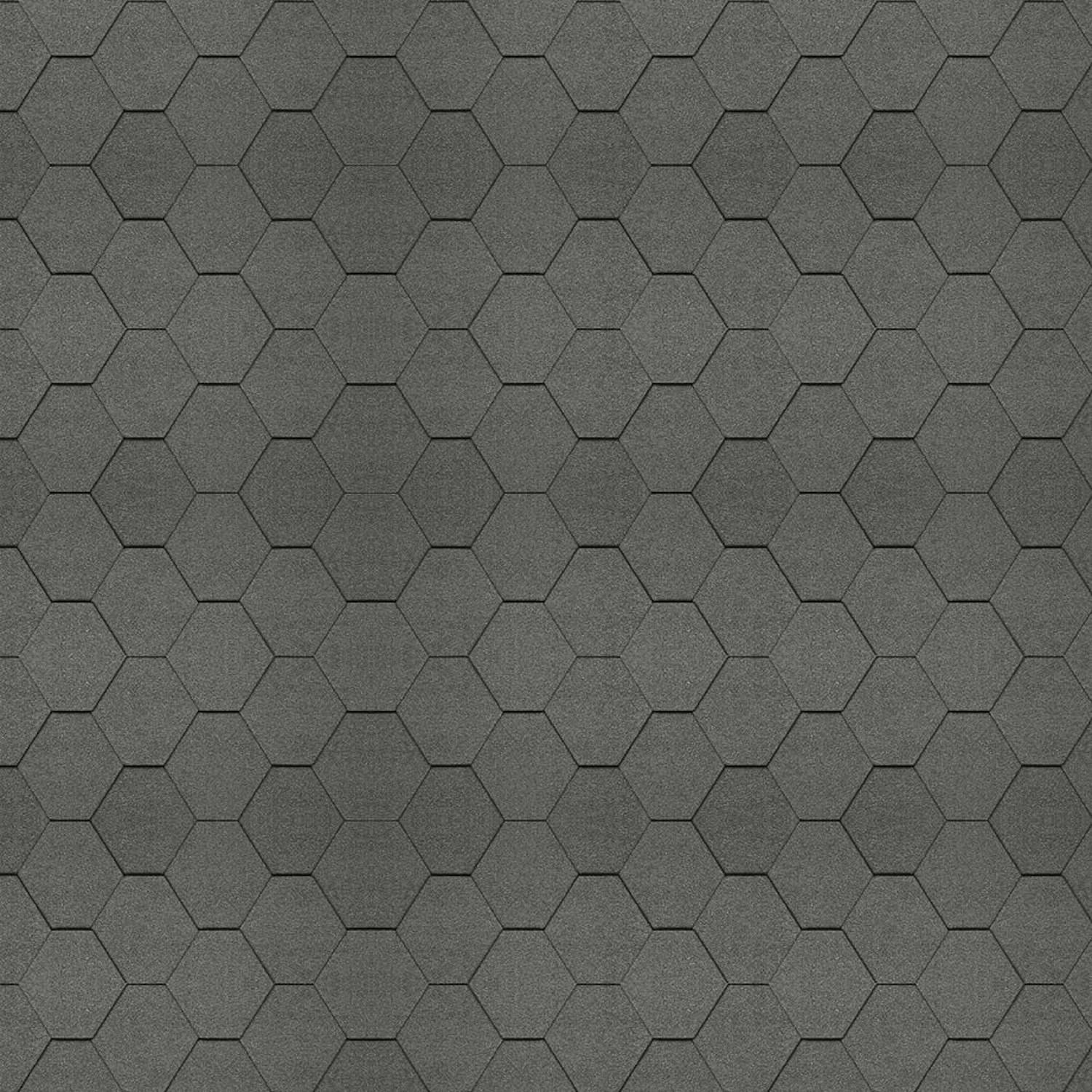 Takshingel Kerabit Model K Shingel Model K grå :3m²/pkt