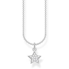 Thomas Sabo Halsband Stjärna Pavé Silver - KE2052-051-14