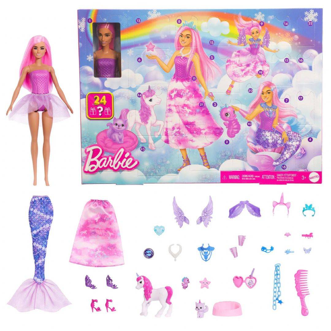 Barbie Fantasy Julekalender 2026 Barbie jul pakke kalender JFL66