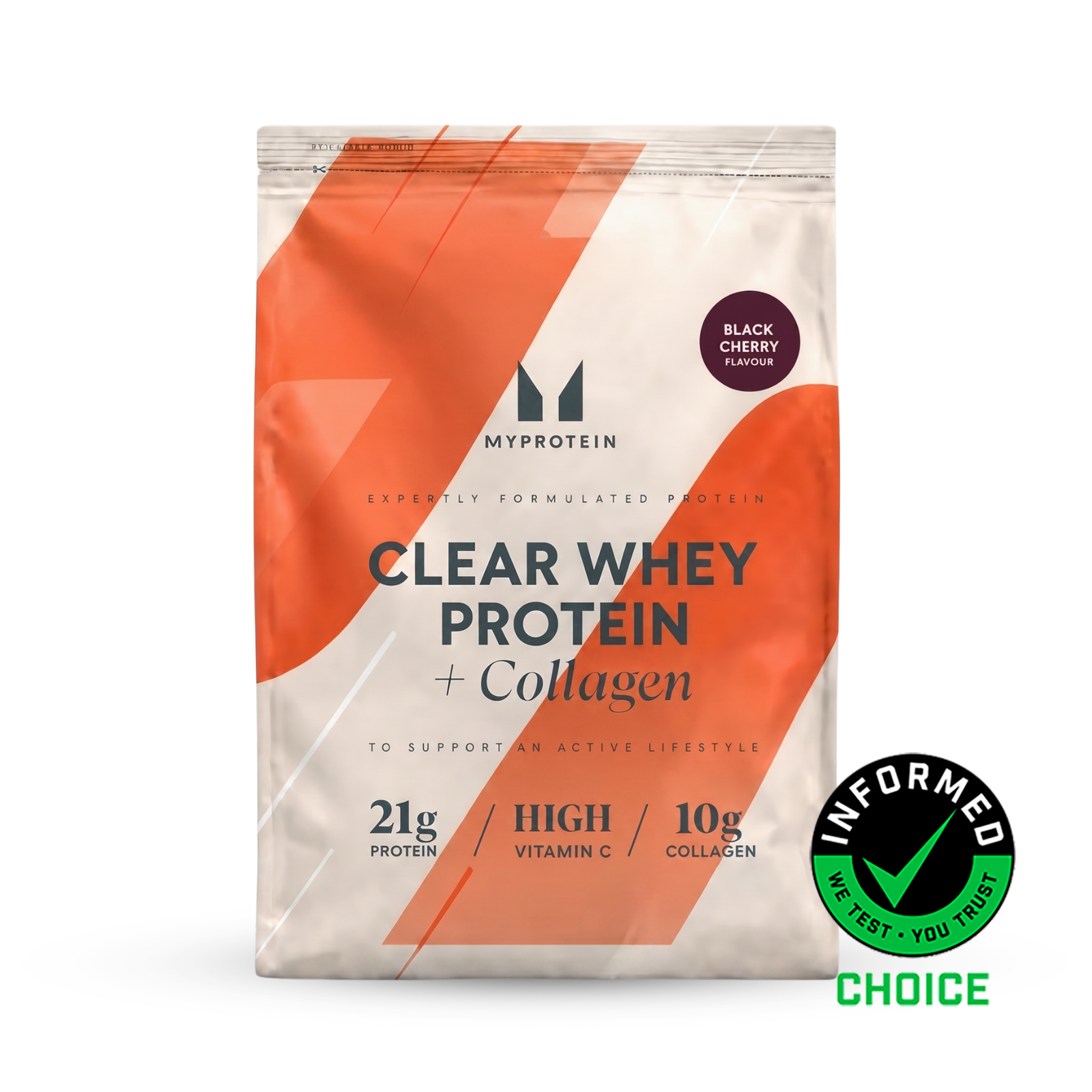 Clear Protein | Whey & Collagen - 500g - 20servings - Black Cherry