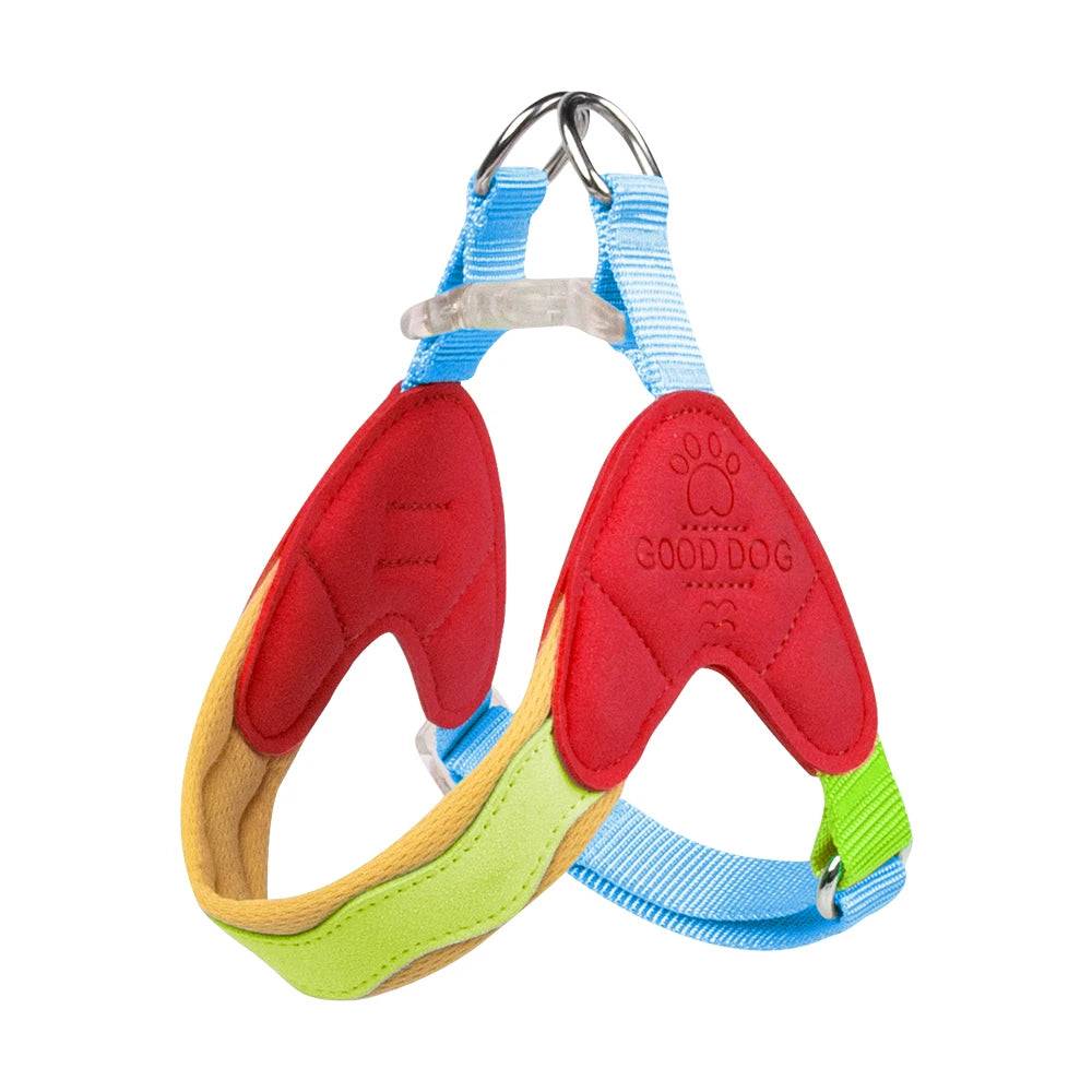 Y-Shape Breathable Dog Harness for Small Dogs - Red / XS-suit 6-8.5kg / SPC (XS-suit 6-8.5kg)