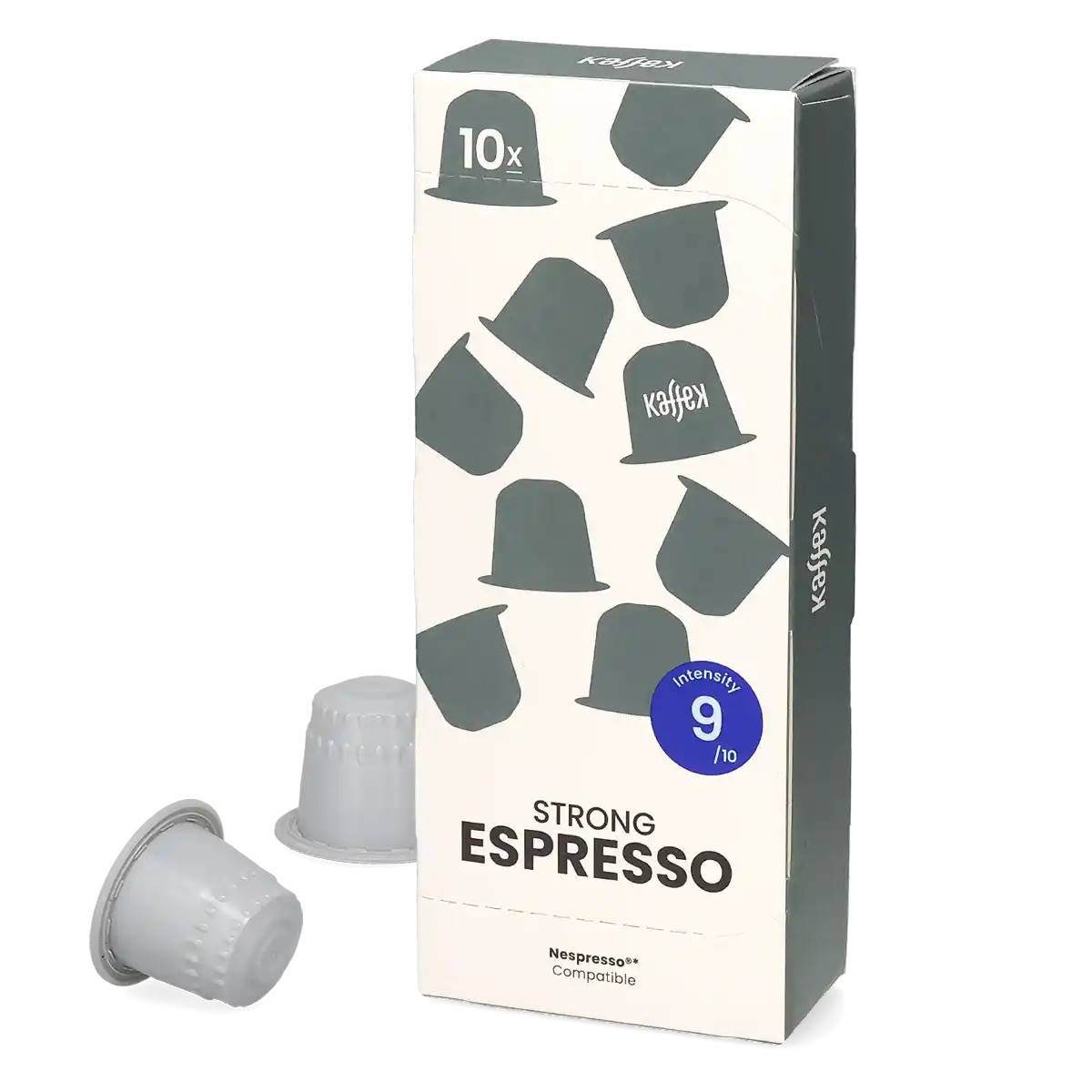 KaffeK | Espresso Strong - Budget - 10 kapsler til Nespresso®