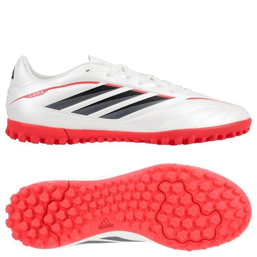 adidas Copa Pure Iv Club Tf Born For Goals - Vit/silver/svart/lucid Red Barn - Turf (Tf) - ['Vit'] (33½)