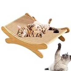 Cat Scratcher Bed | 2-in-1 Scratch Lounge | Cat Scratch Boards Indoor | Furniture Protection Scratcher | Breathable Pets Scratcher | Cat Scratch Bed Protector for Furniture Protection, Training