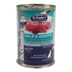 Dr.Clauder's Selected Meat Kalv & Grønsager - 2.4kg (6stk 400g) (2-12-25)