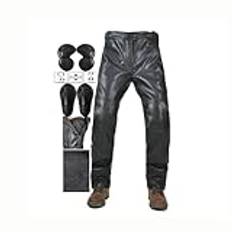 Motorcycle Riding Pants Easy To Put On And Take Off Biker Racing Pants Padded/waterproof/windproof/with 4 CE Armor(XX-Large/36)