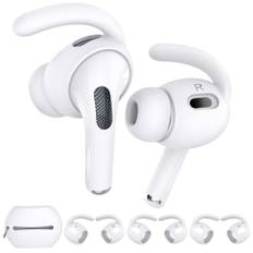 AHASTYLE Apple AirPods Pro 2 ørekroge, 3 par, størrelse L - hvid