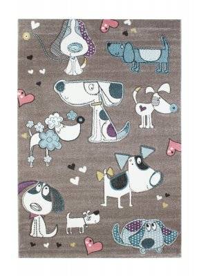 Barnmatta - Caruba Dogs (Storlek: 160 x 230 cm)