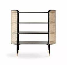 Gebruder Thonet Vienna - MOS Bookcase - Hylder - GamFratesi - Sort - Metal/Træ