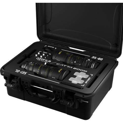 DZOFilm Catta Zoom35-80 & 70-135mm T2.9 Cine Zoom 2-Lens Kit E-Mount Svart