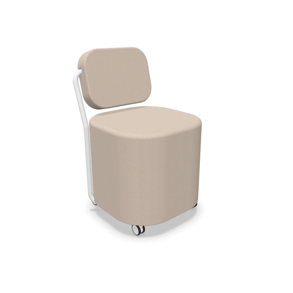 Puf IQSeat, Farve Beige (61008), Detaljer Hvid