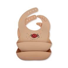 Konges Sløjd 2 pak Silicone Hagesmække - Ladybug