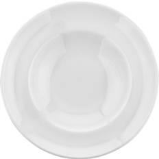 Gourmet Dybtallerken med fane, Hvid, 27 cm