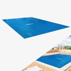 Arebos® Pool Solar Foil/Cover - termocover -Solafskærmning rektangulær 4,5x2,2 m 120µm, skærbar