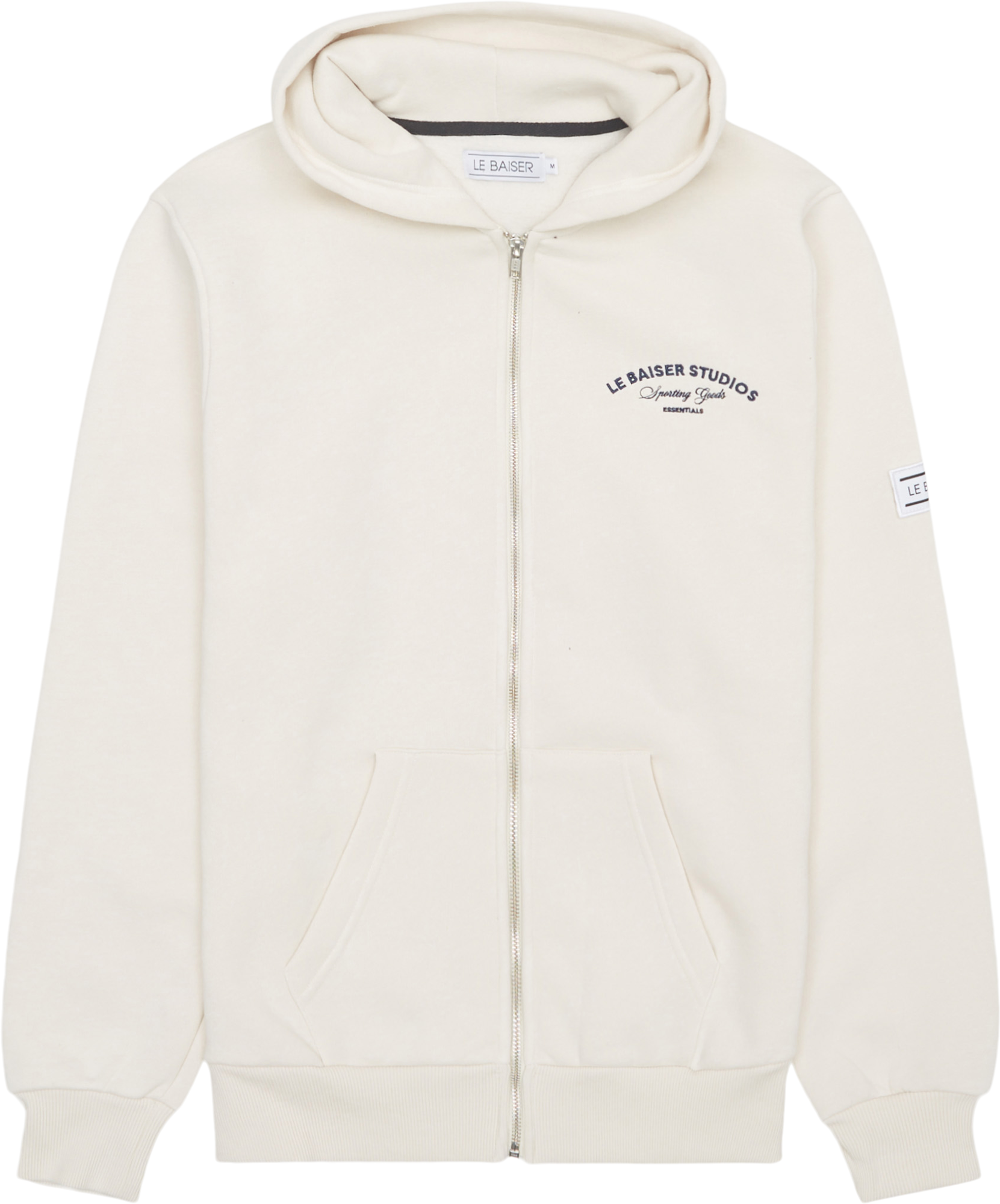 Le Baiser Lappe Hoodie Loose fit - Sand - XXL.