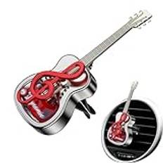 Car Air Freshener Guitar Vent Clip, Guitar Car Fresheners, Aromatherapy Diffuser Clip, Air Freshener Vent Clips, Portable Guitar Air Freshener Car For Women And Men & Vehicle Air Conditioner