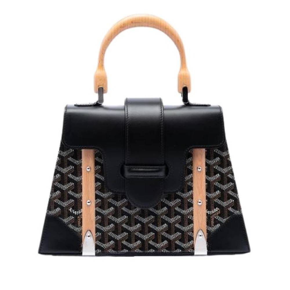 Goyard Vintage Pre-owned Saigon PM Håndtaske - Vintage - Dame - Sort - ONE SIZE - Læder