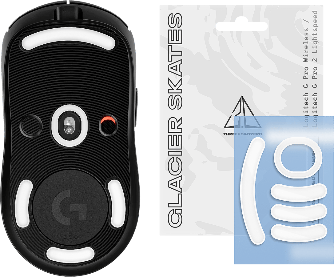 Threepointzero Glacier Skates -Logitech G Pro Wireless/G Pro 2