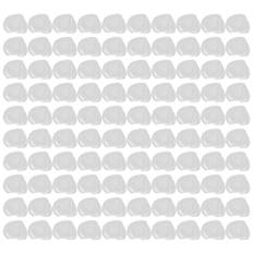 100pcs Plastic Wrap Cover Elastic Food Storage Covers Stretchable Plastic Food Wraps Disposable