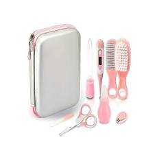 8 stk Baby Care Kit Sæt Nyfødt sygeplejerske Baby Negle Hår Sundhedspleje Børnetermometer Stigningsbørstehuller