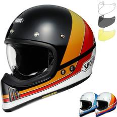 Shoei EX-Zero Equation Motorcycle Helmet & Visor - White (TC-2) / 59-60cm | L / Clear