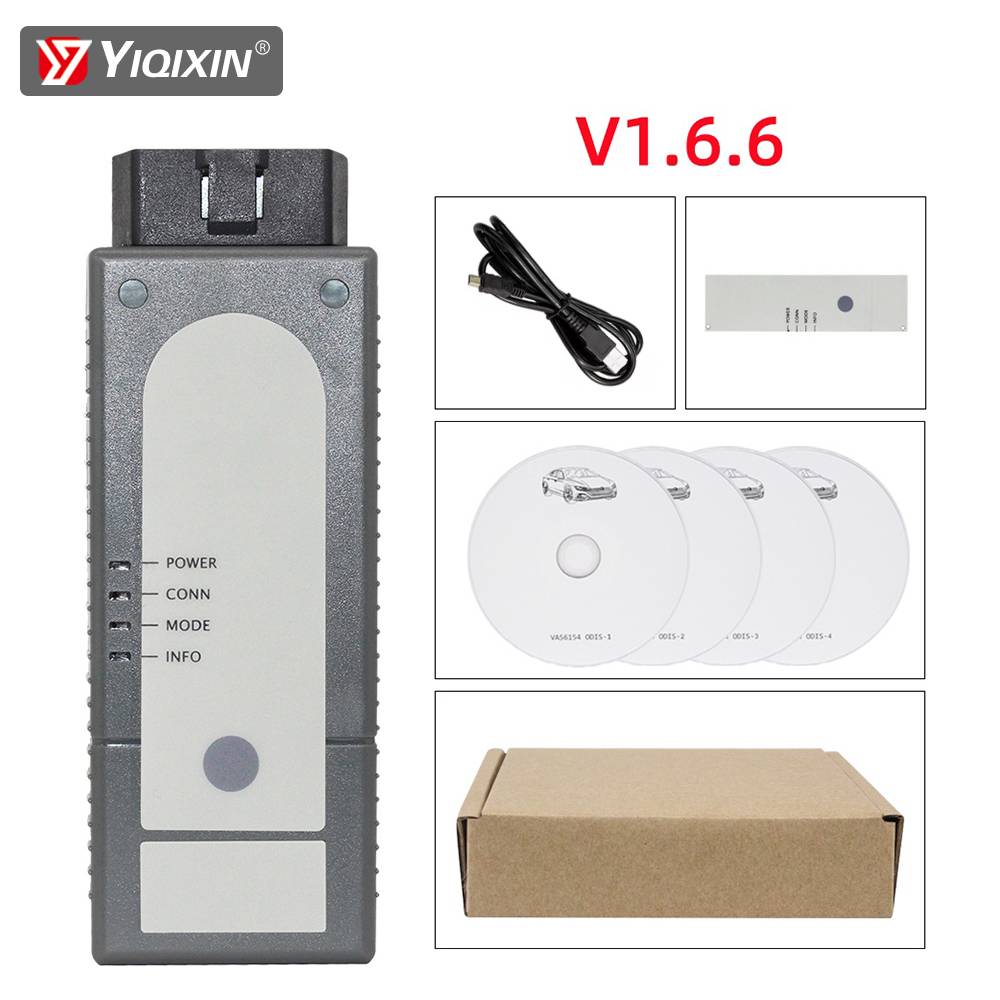 For VAG 6154A Wifi Full Chip FW 1.6.6 Car Diagnostic Tool Scanner For VW Audi V Group OBD2 Code Reader Programming USB Function