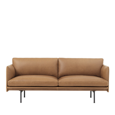 Muuto Outline Sofa - 2-pers. - Cognac Refine Læder