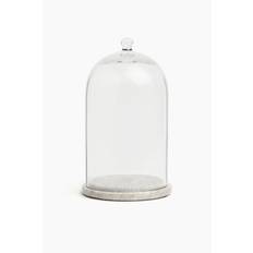 H&M Home - Marmorbricka med glaskupa - Beige - Ljus gråbeige/Transparent (one size)