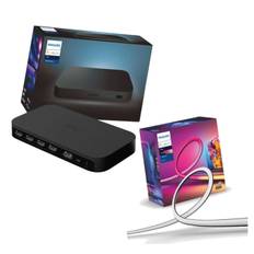 Philips Hue Gradient Lightstrip för TV 55" & HDMI Sync Box Gen 2 (8K) – Paket