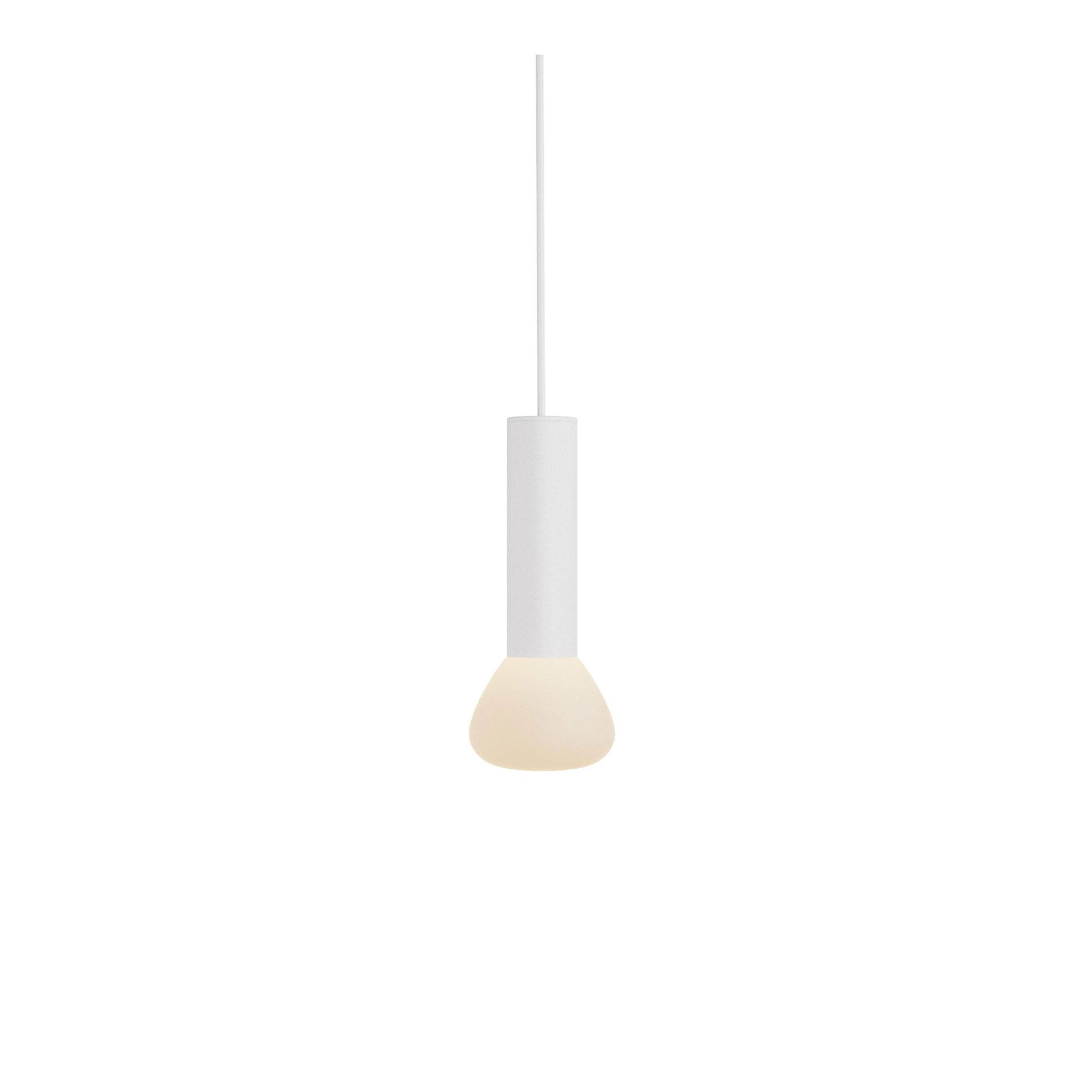 Lambert & Fils - Parc 2, White Body, White (Cord), White (Canopy), Straight - Pendellampor - Adrien Rovero - Vit