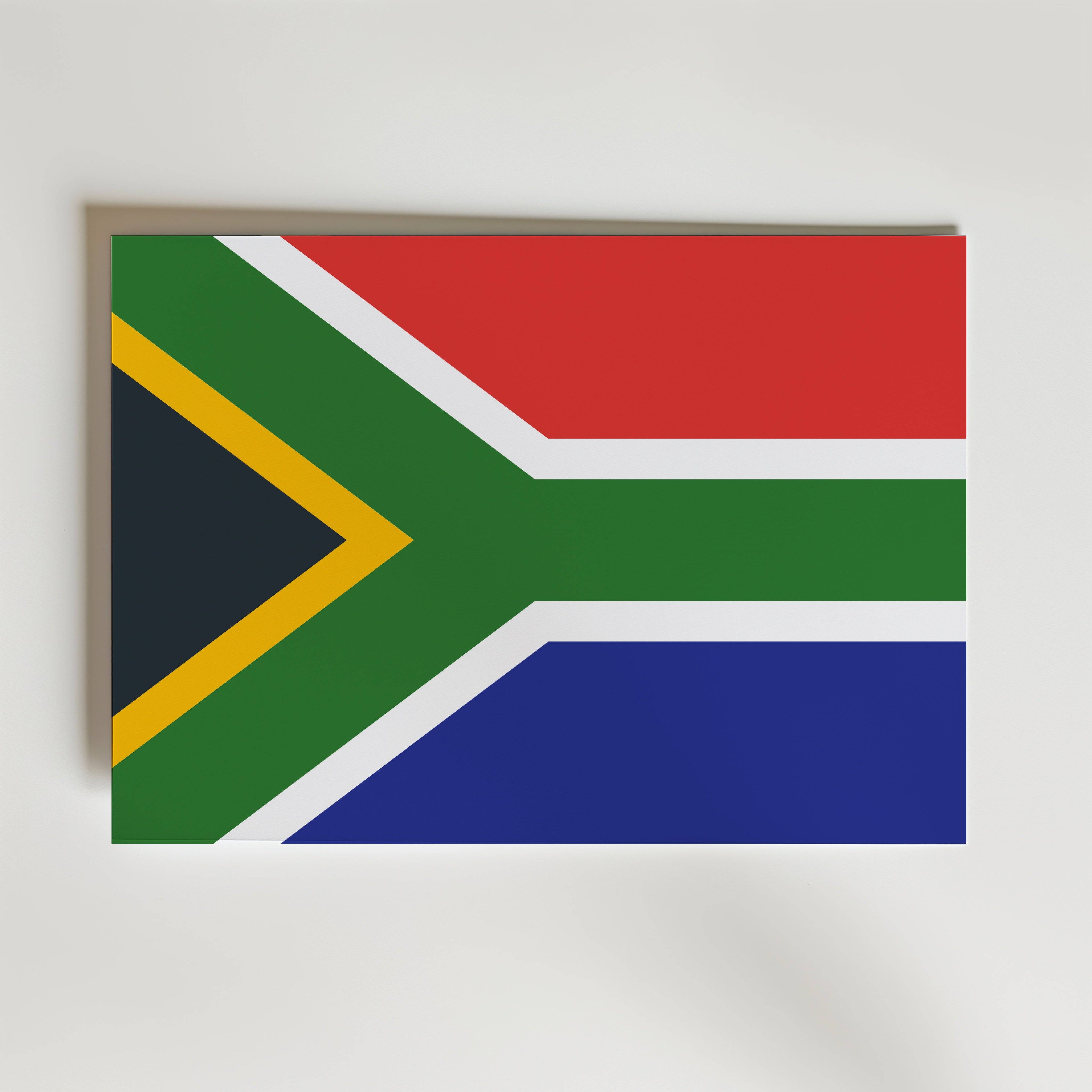 South Africa National Flag Poster - Poster 100x70 cm