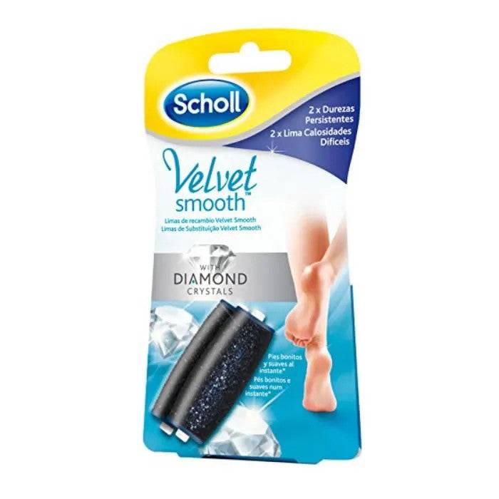 Scholl Cristalli Diamante Velvet Smooth — Scrub piedi