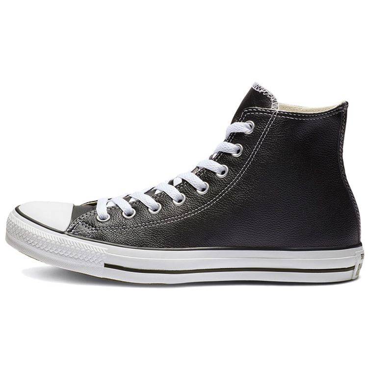 Converse Chuck Taylor All Star Läder Höga Svarta Unisex Sneakers 132170C 44