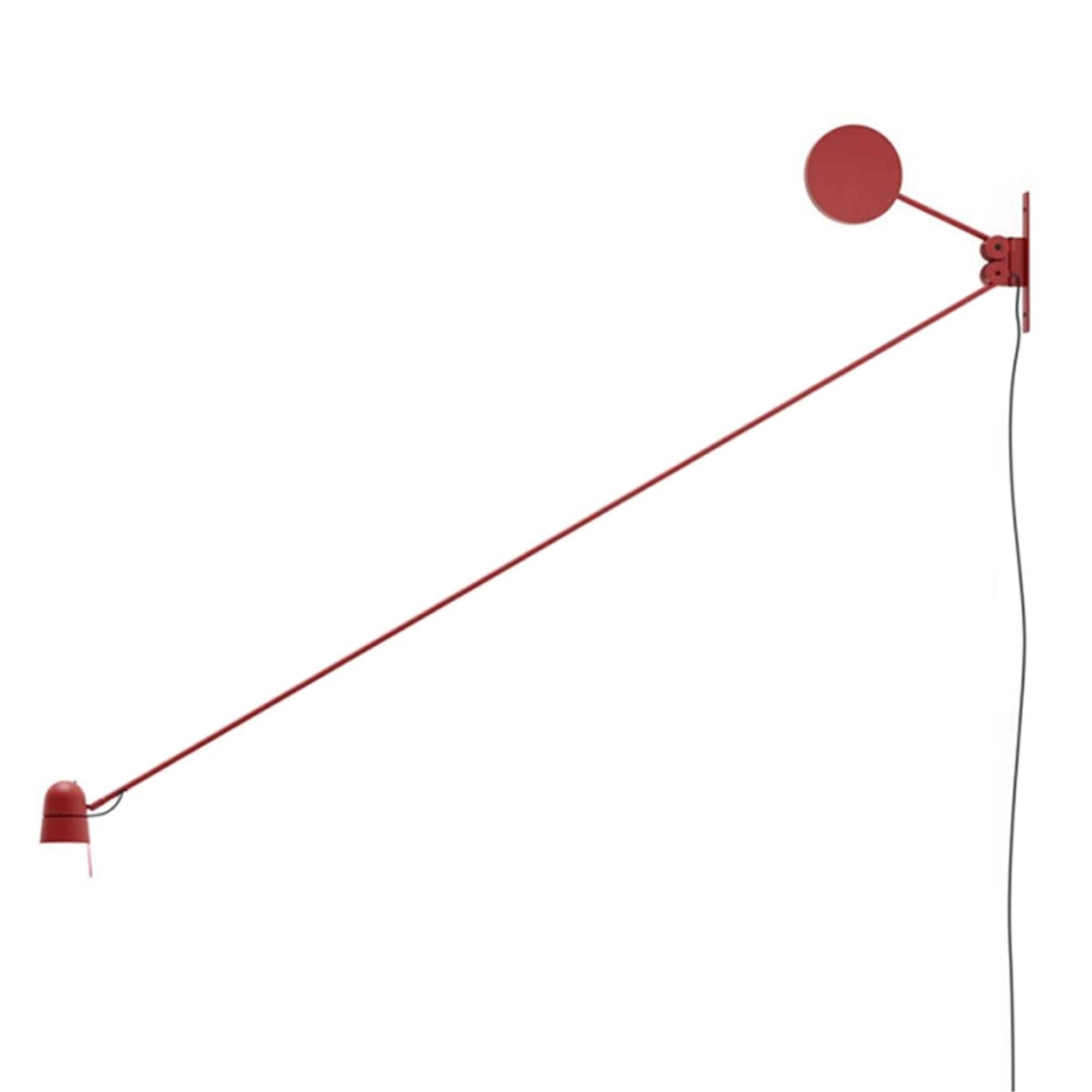Counterbalance Væglampe Rød.