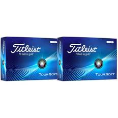 Titleist Tour Soft Golf Balls - White (Two Dozen)