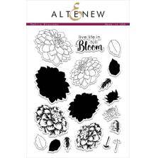 Altenew Layering Clear Stamps 6X8 18/Pkg - Dahlia Blossoms UTGÅENDE